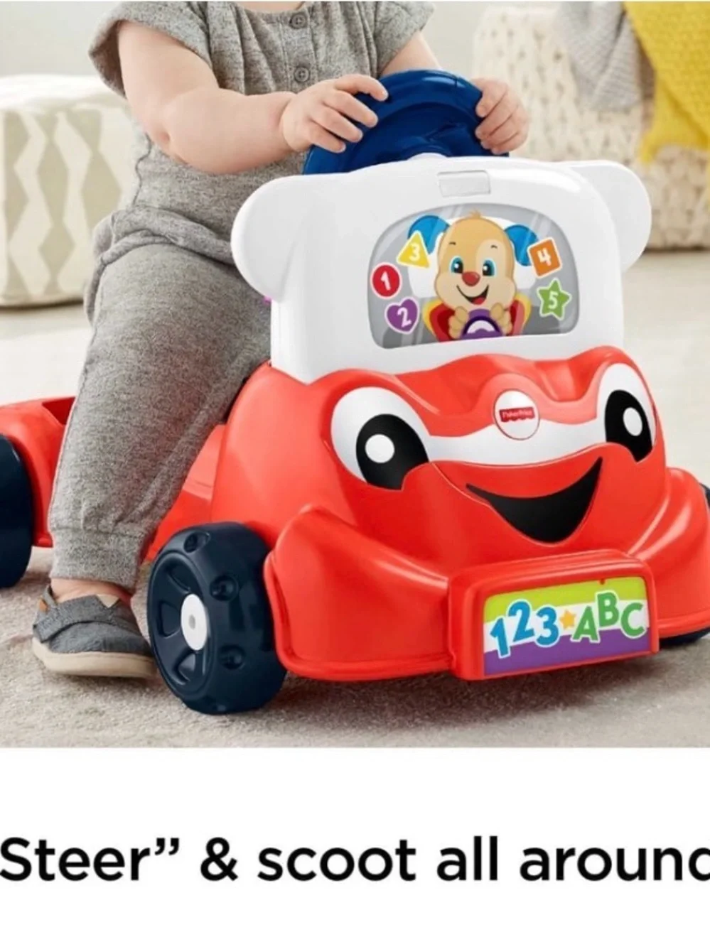 Fisher-Price shipping stickers